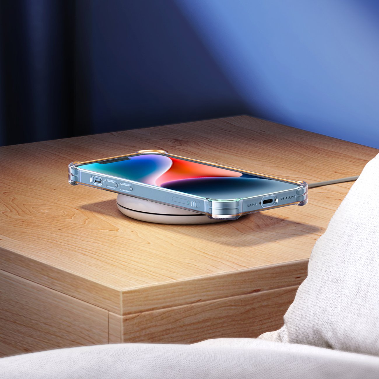 Ugreen Gel Bright Cushion Skyddsfodral för iPhone 14 Plus Transparent (LP602)