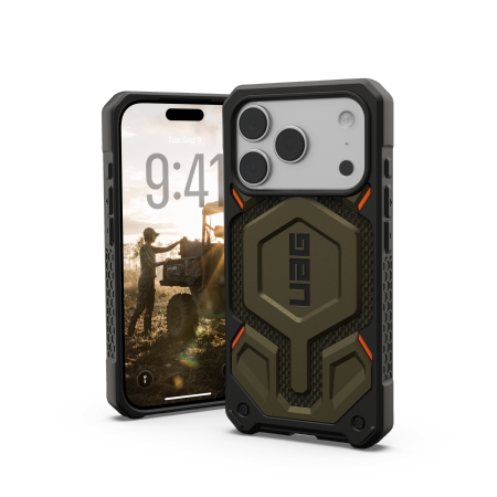 UAG Monarch Pro MagSafe-fodral för iPhone 17 Pro - Grön