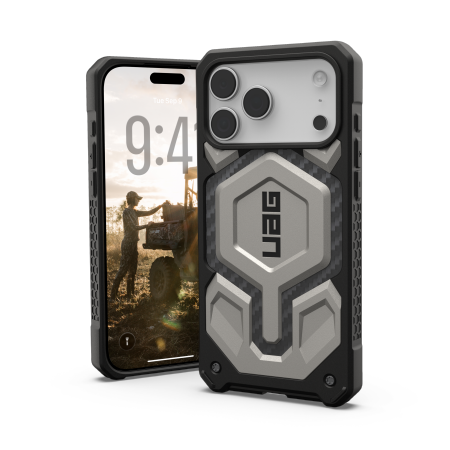 UAG Monarch Pro MagSafe-fodral för iPhone 17 Pro Max - titan