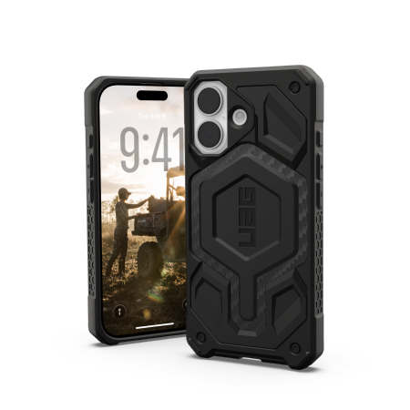 UAG Monarch Pro MagSafe-fodral för iPhone 17 Pro - svart och grått