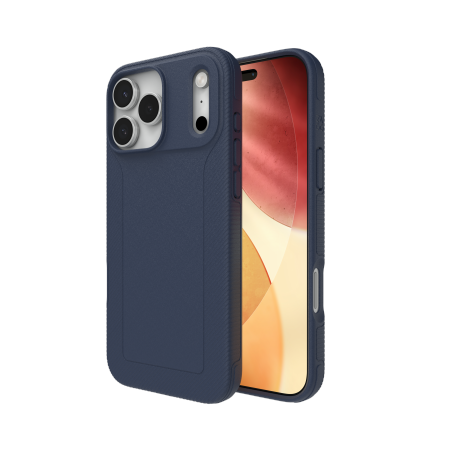 ZAGG Luxe Snap MagSafe-fodral för iPhone 17 Pro Max - Marinblå