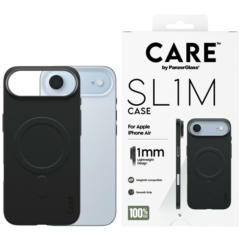 CARE by PanzerGlass SL1M MagSafe-fodral för iPhone Air - Svart