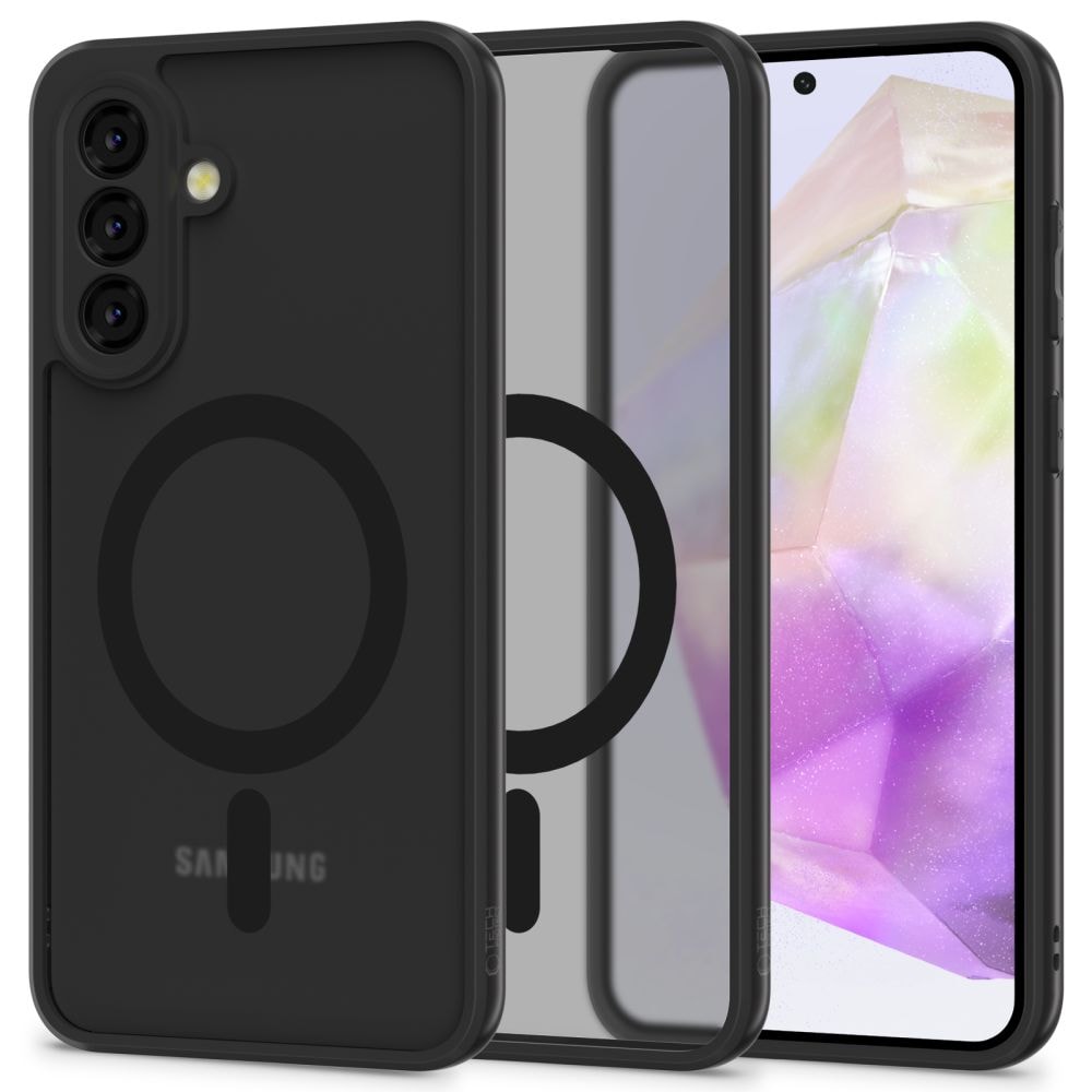 Tech-Protect MagMat MagSafe-fodral för Samsung Galaxy A36 5G - Matt svart