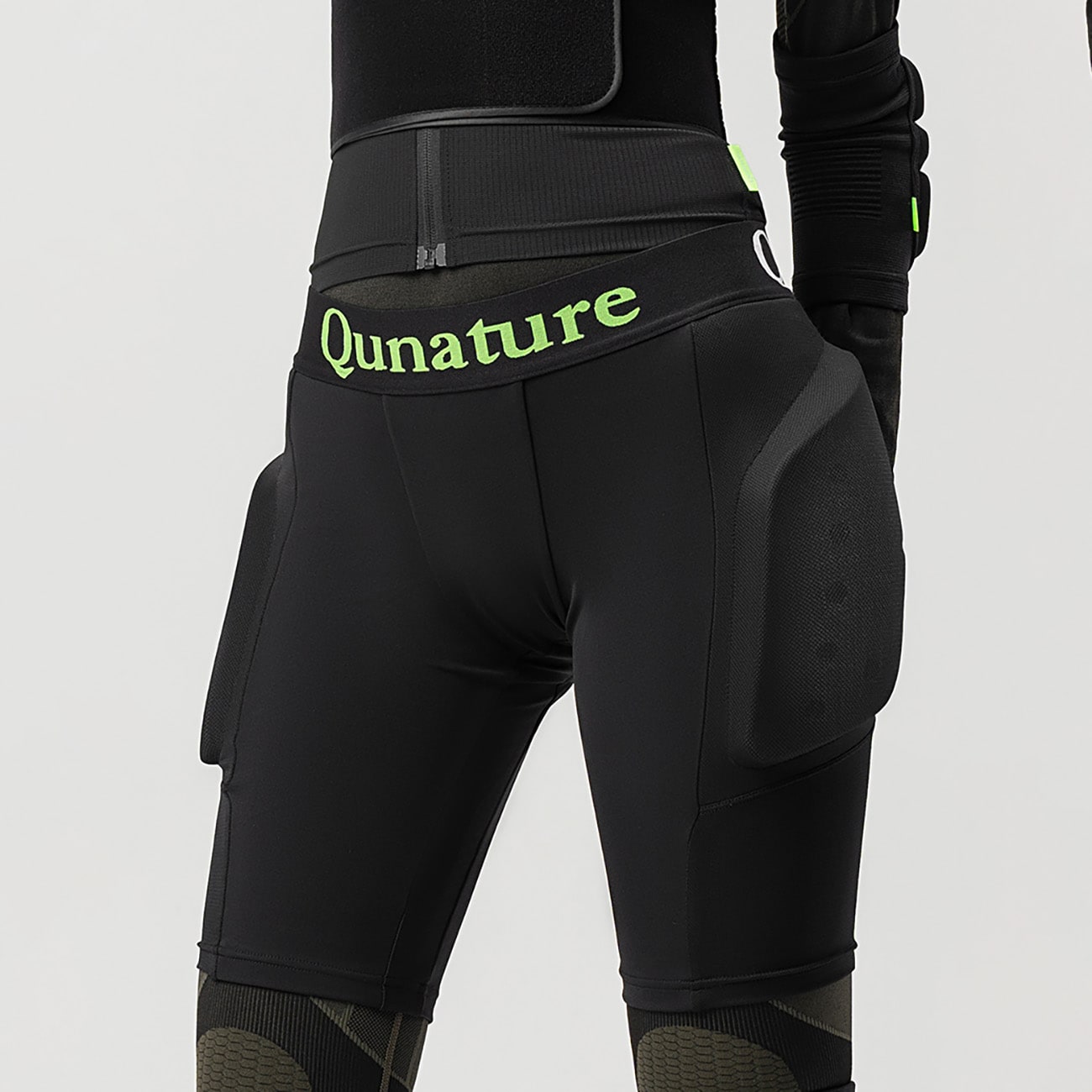 Qunature Ski Hip Protectors - Basic XL Ski Snowboard Skøyter - Svart