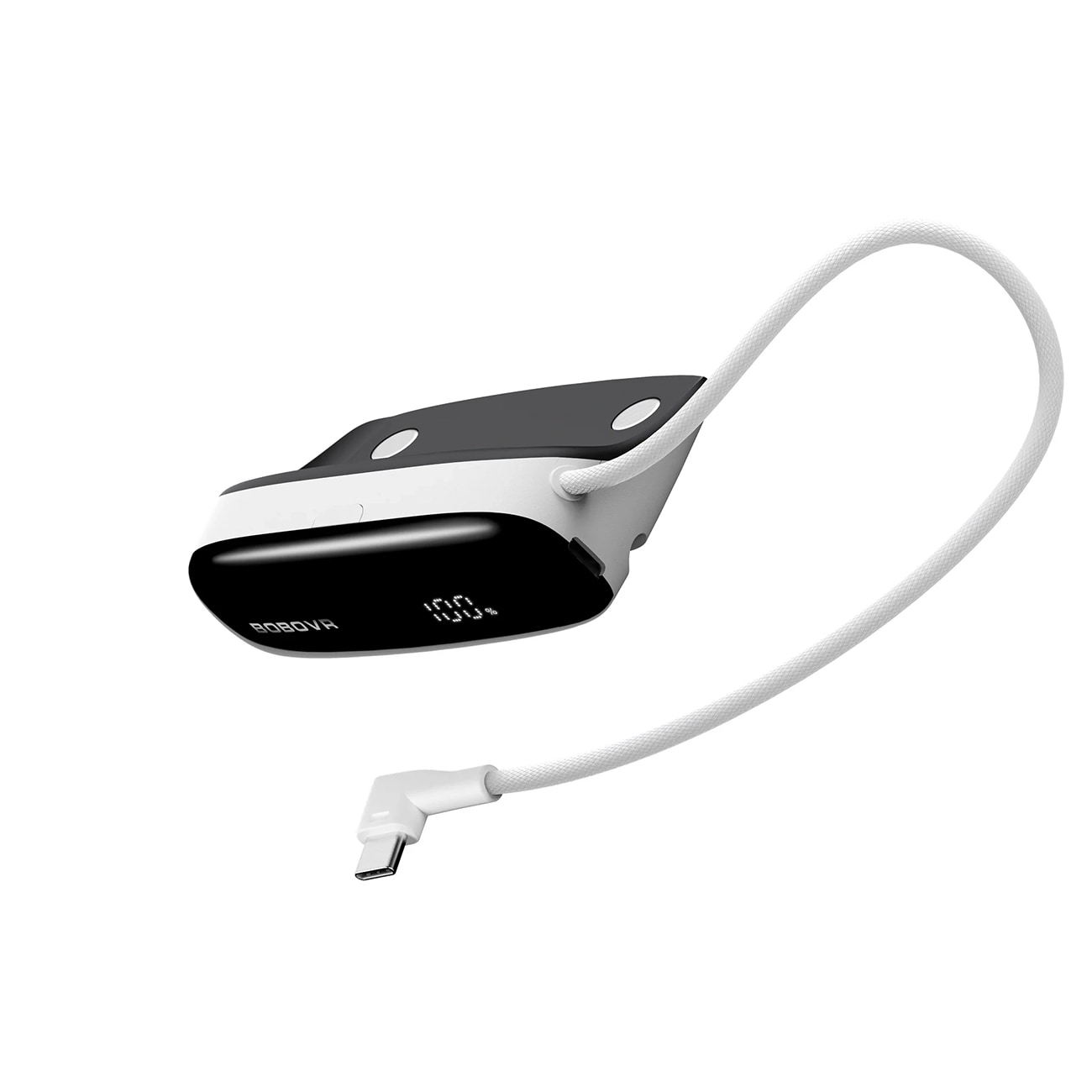 2-i-1-dockningsstation och powerbank för B100 BoboVR PD100 Combo-batteri - Vit
