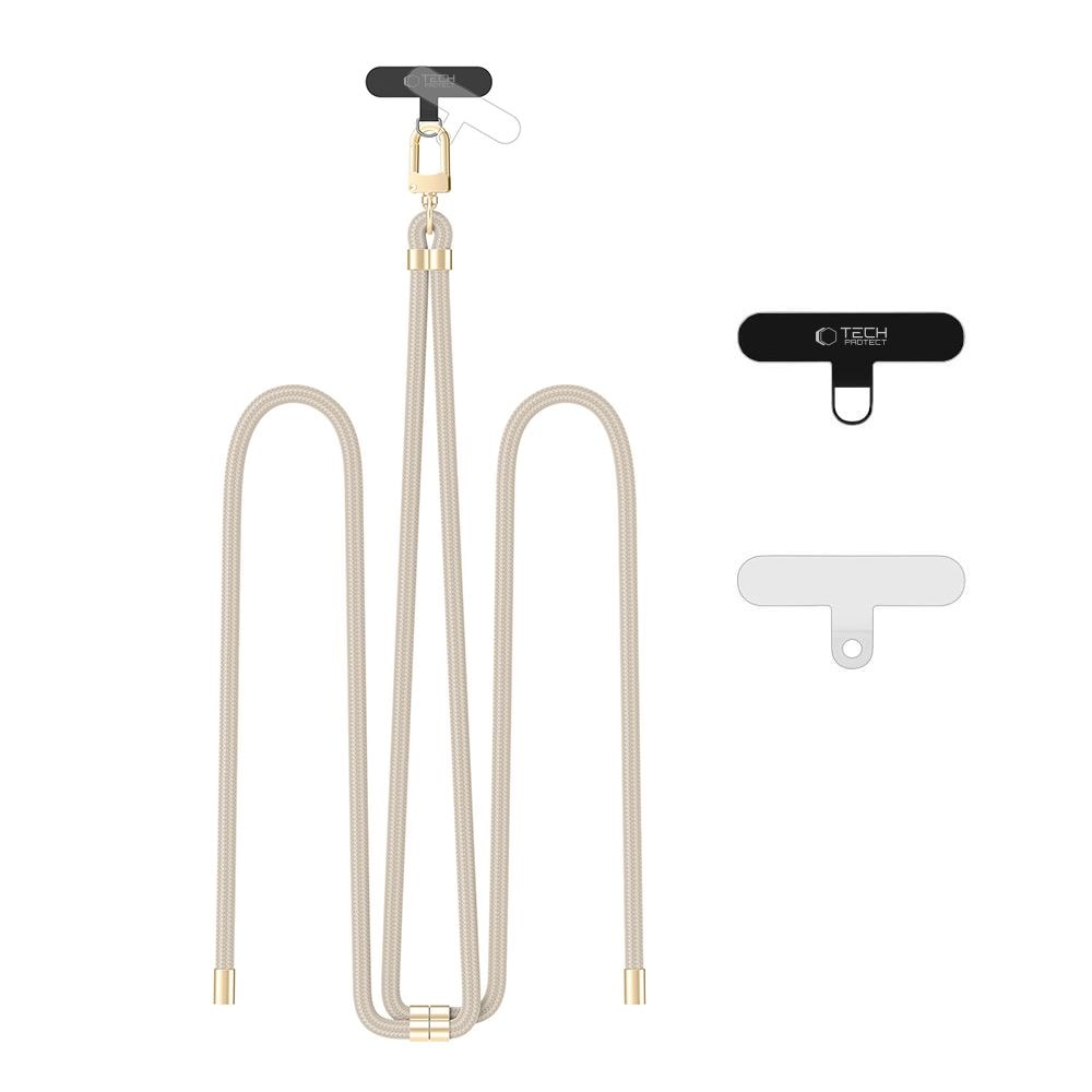 Tech-Protect C7S rep korsbandsrem koppel - Beige