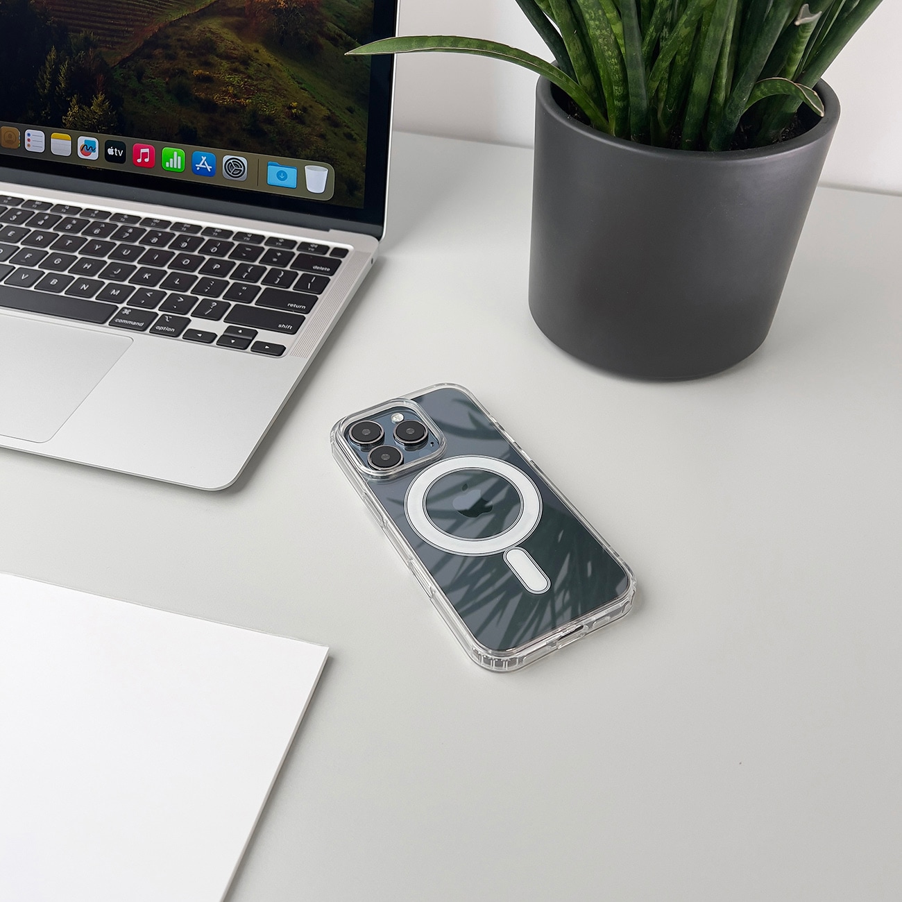 Ultraklart etui til Samsung Galaxy S26 Ultra Kompatibel med MagSafe - Gennemsigtig
