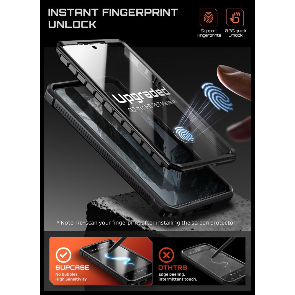 Supcase Unicorn Beetle Pro Mag MagSafe 2-Set Fodral för Samsung Galaxy S26 Ultra - Svart