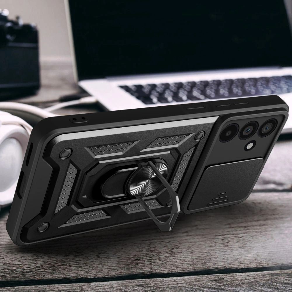 Tech-Protect CamShield Pro-fodral för Samsung Galaxy A57 5G - Svart