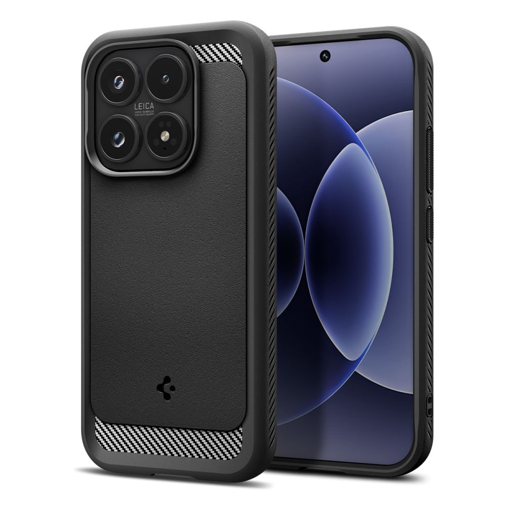 Spigen Rugged Armor-fodral för Xiaomi 17 - svart