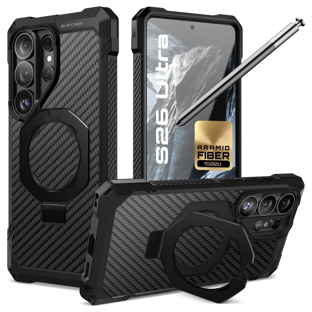 Supcase UB Grip Mag MagSafe-fodral för Samsung Galaxy S26 Ultra - Svart