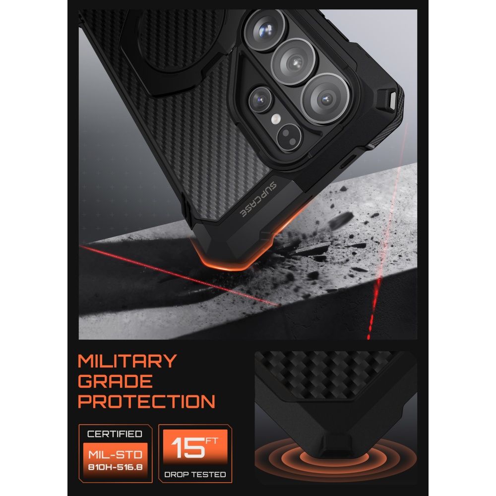 Supcase UB Grip Mag MagSafe-fodral för Samsung Galaxy S26 Ultra - Svart