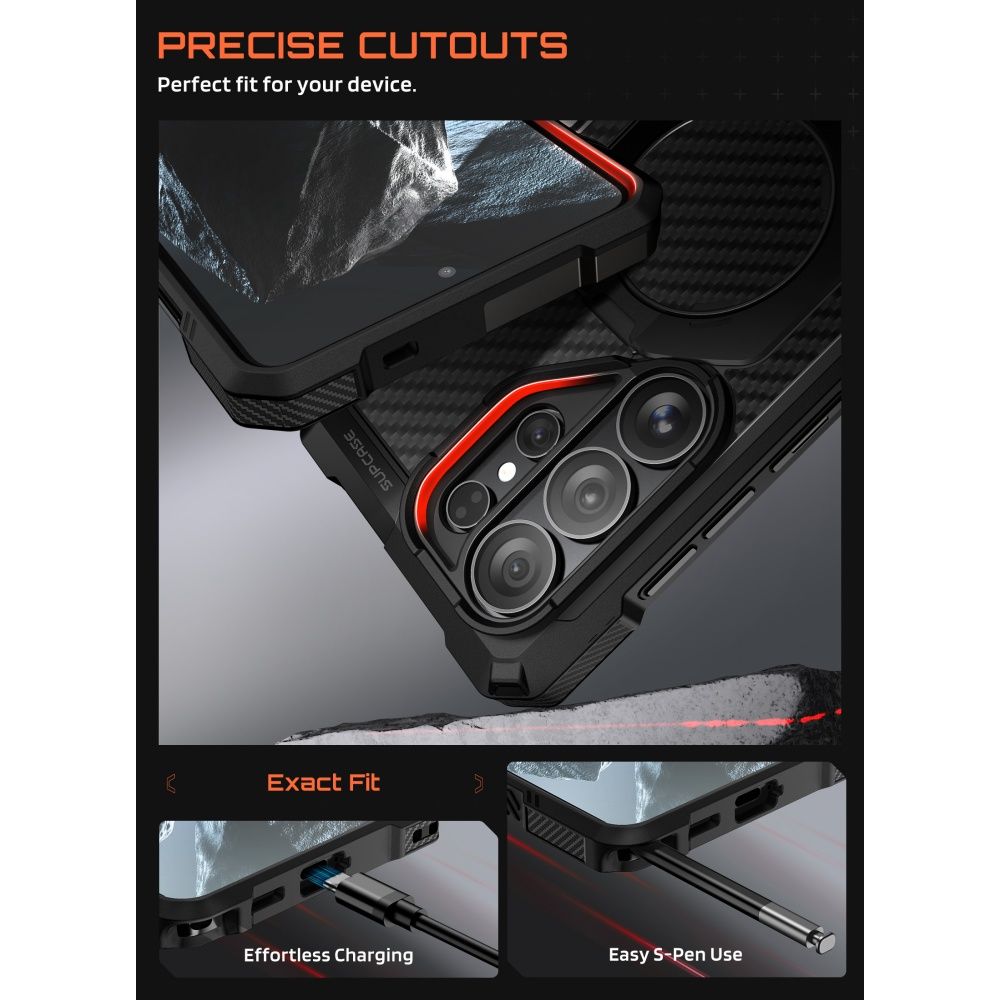 Supcase UB Grip Mag MagSafe-fodral för Samsung Galaxy S26 Ultra - Svart