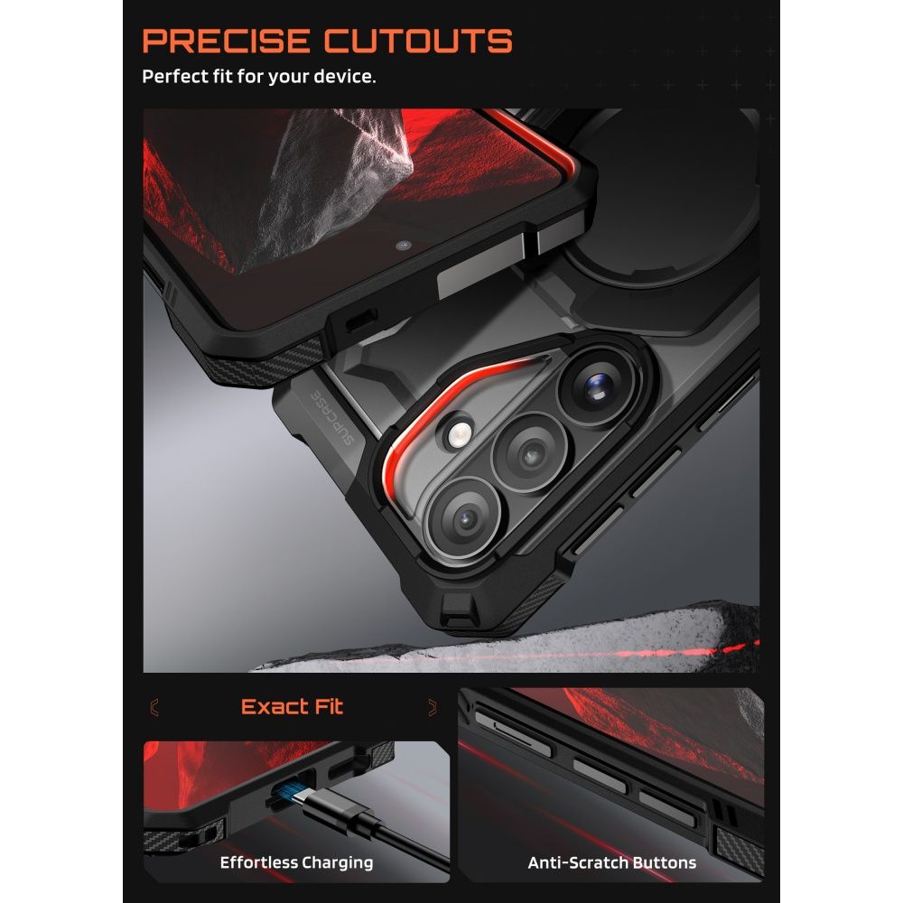 Supcase UB Grip Mag MagSafe-fodral för Samsung Galaxy S26 - Svart