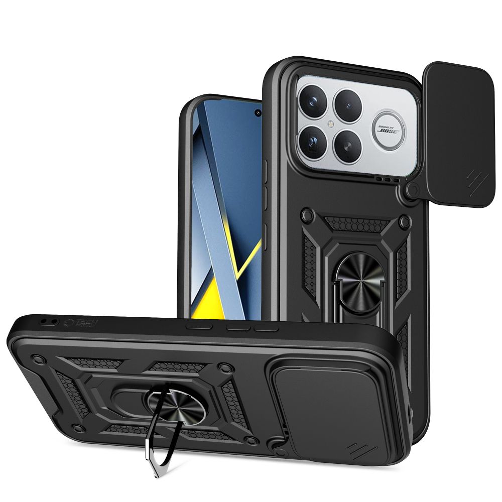 Tech-Protect CamShield Pro-etui til Xiaomi Poco F8 Ultra - Sort