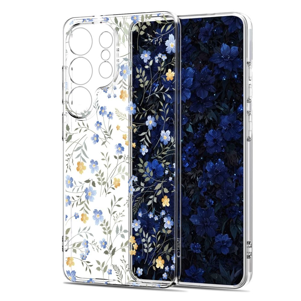 Tech-Protect FlexAir-fodral för Samsung Galaxy S26 Ultra - Färgglada blommor