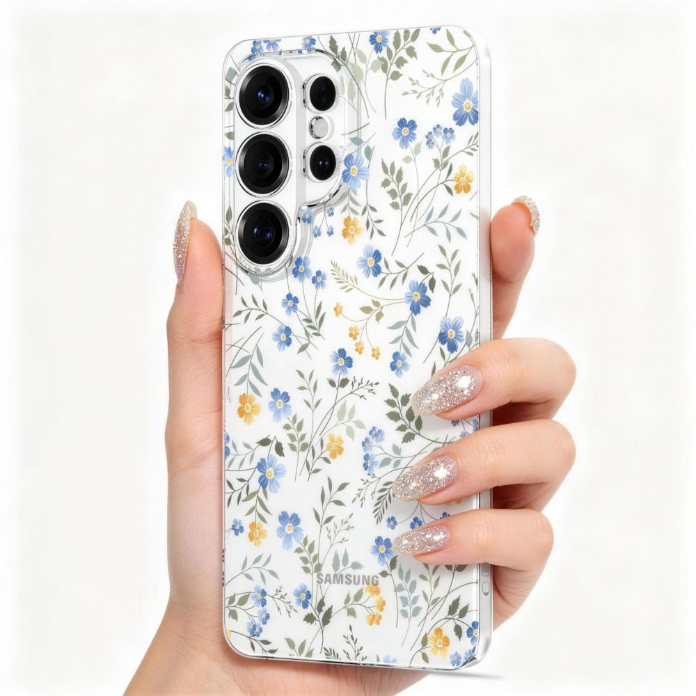 Tech-Protect FlexAir-fodral för Samsung Galaxy S26 Ultra - Färgglada blommor