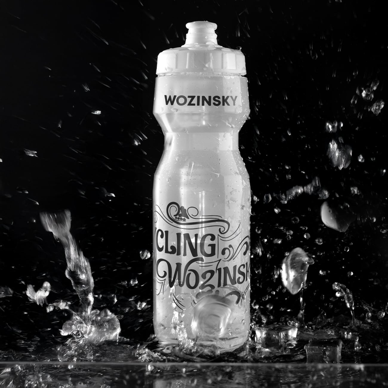 Wozinsky WBR-01T 750 ml sykkelflaske - gjennomsiktig