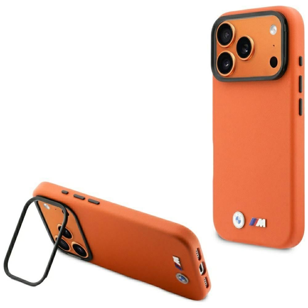 BMW M MagSafe-fodral med metallogo för iPhone 17 Pro - Orange