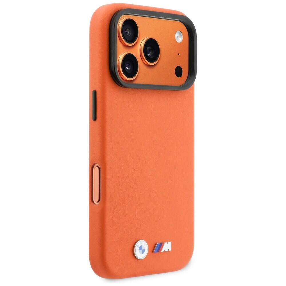 BMW M MagSafe-fodral med metallogo för iPhone 17 Pro - Orange