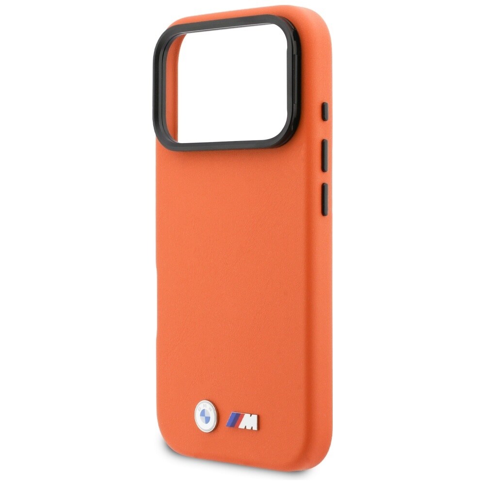 BMW M MagSafe-fodral med metallogo för iPhone 17 Pro - Orange