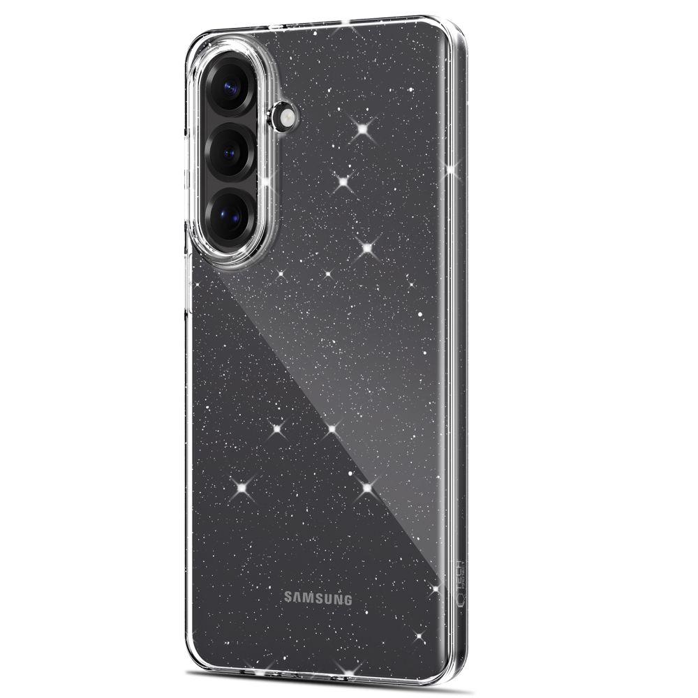 Tech-Protect FlexAir-fodral för Samsung Galaxy S26 - Klar och glitter