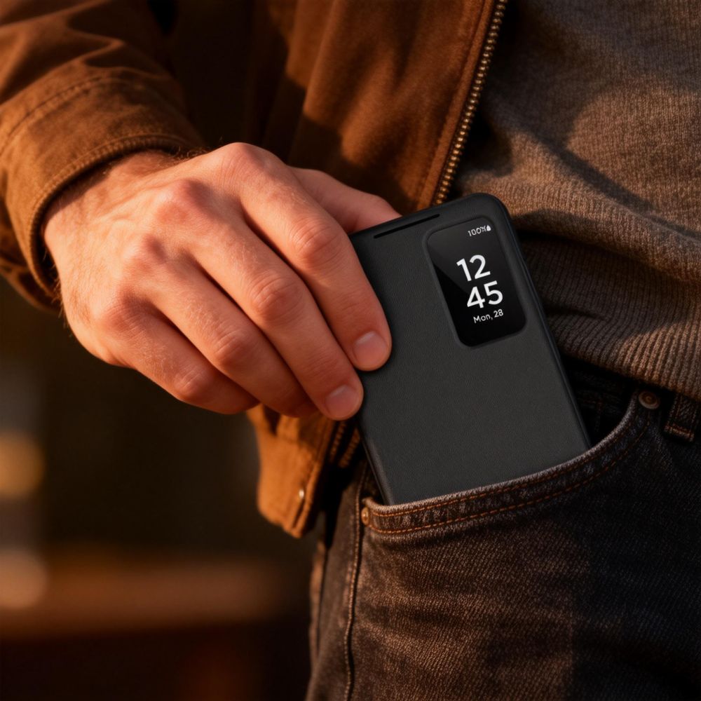 Tech-Protect Smart plånboksfodral för Samsung Galaxy S26 Ultra - Svart