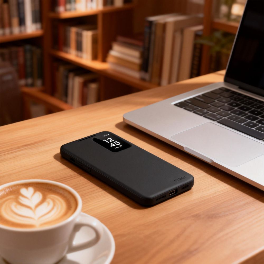 Tech-Protect Smart plånboksfodral för Samsung Galaxy S26 Ultra - Svart