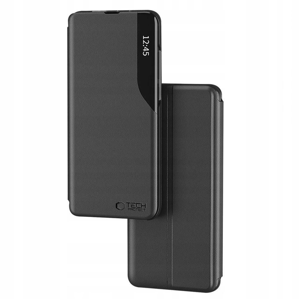 Tech-Protect Smart View-etui til Samsung Galaxy A57 5G - Sort