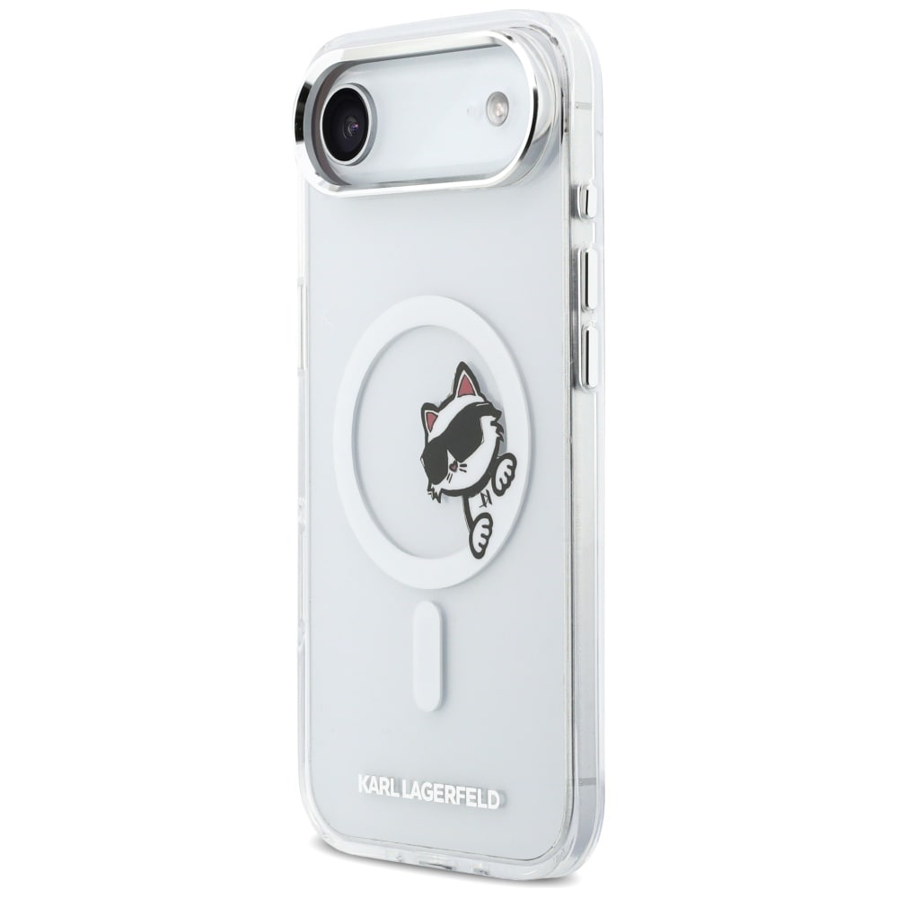 Karl Lagerfeld IML Peekaboo MagSafe-fodral för iPhone Air - Klar