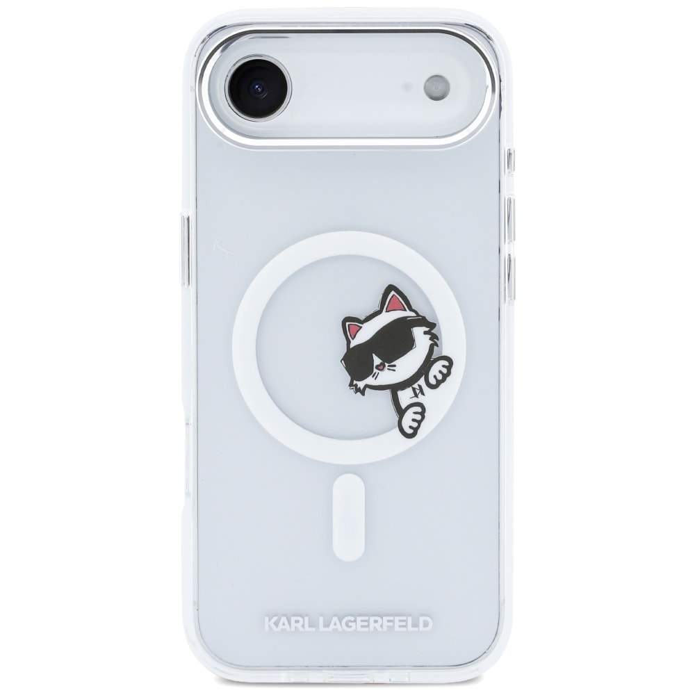 Karl Lagerfeld IML Peekaboo MagSafe-fodral för iPhone Air - Klar