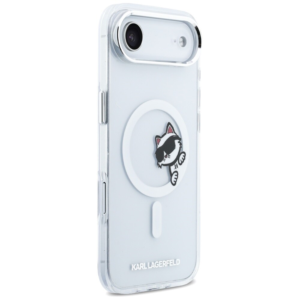 Karl Lagerfeld IML Peekaboo MagSafe-fodral för iPhone Air - Klar