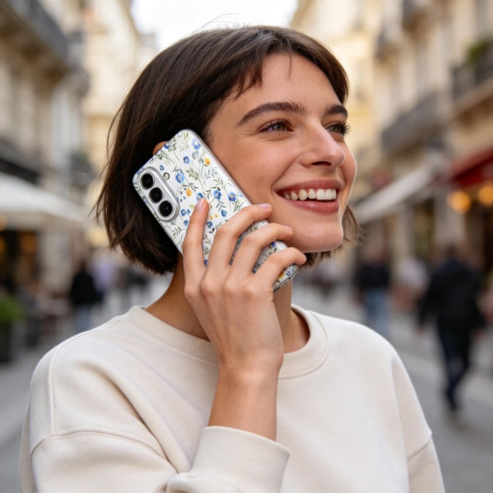 Tech-Protect FlexAir-fodral för Samsung Galaxy S26 - Färgglada blommor
