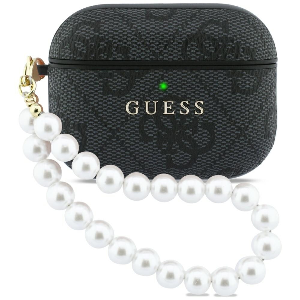 Guess 4G Pearl Strap Fodral för AirPods Pro 3 - Svart