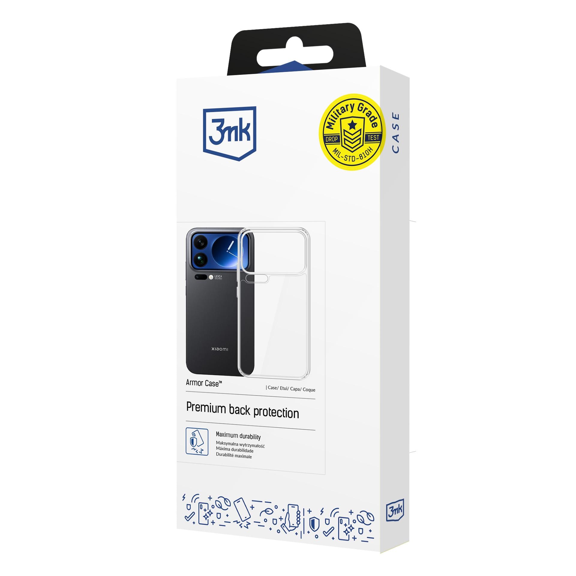 3mk Armor Case til Xiaomi 17 Pro Max - gennemsigtig
