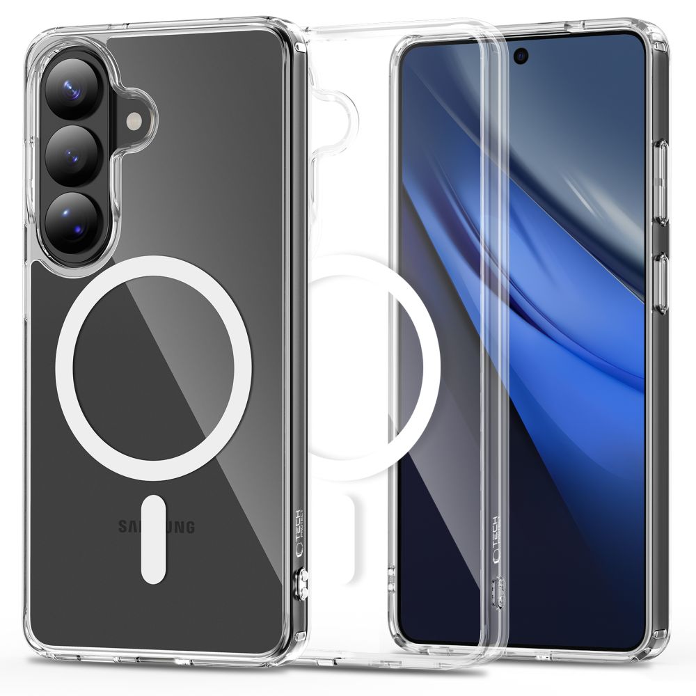 Tech-Protect FlexAir Hybrid MagSafe-fodral för Samsung Galaxy S26 - Transparent