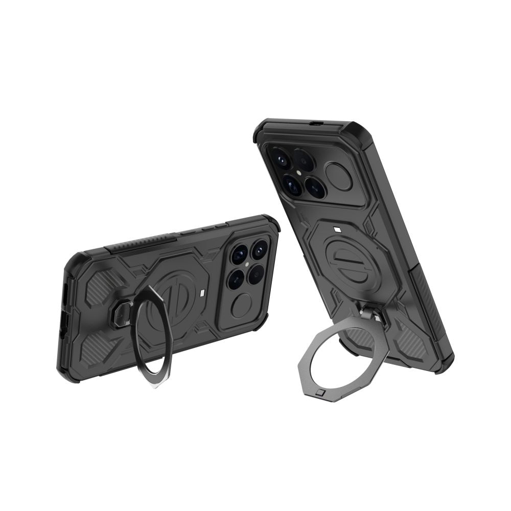 Tech-Protect TacticStand MagSafe-etui til Xiaomi Poco F8 Ultra - sort
