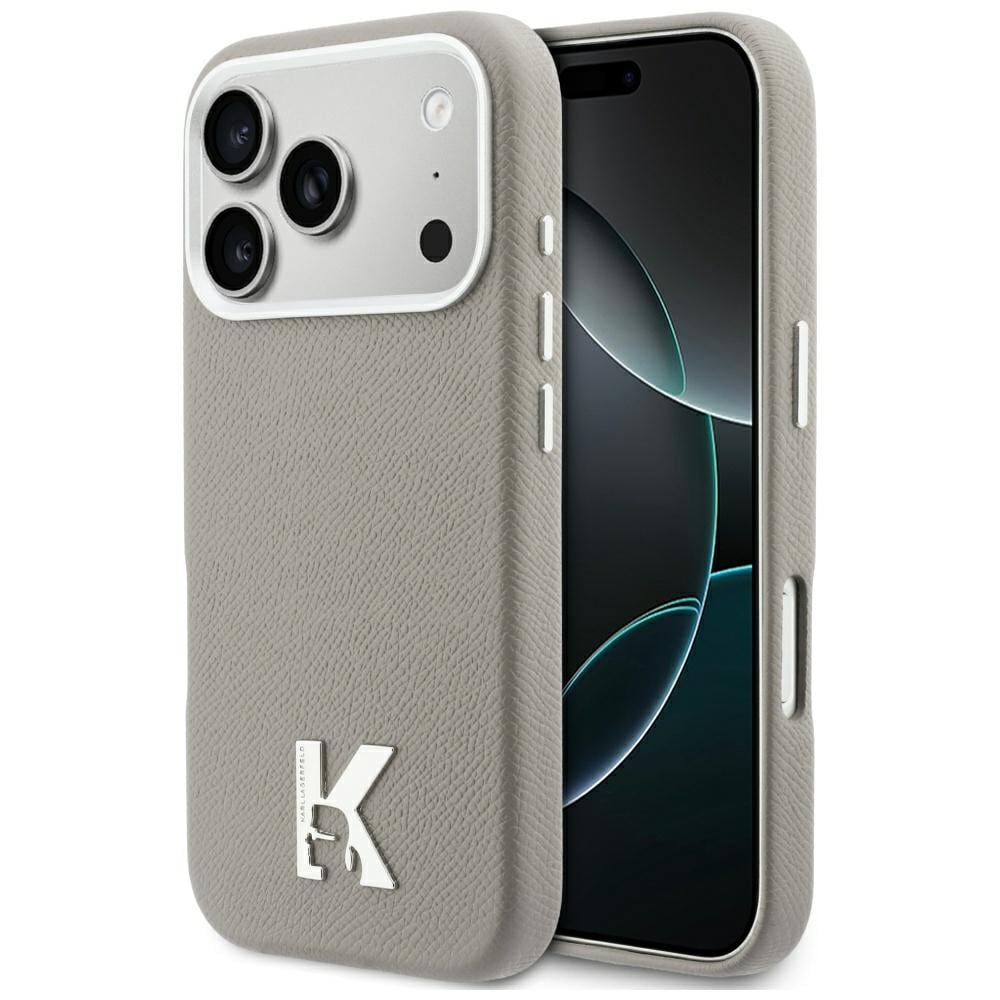 Karl Lagerfeld Karl Head Logo MagSafe-fodral för iPhone 17 Pro Max - Grå