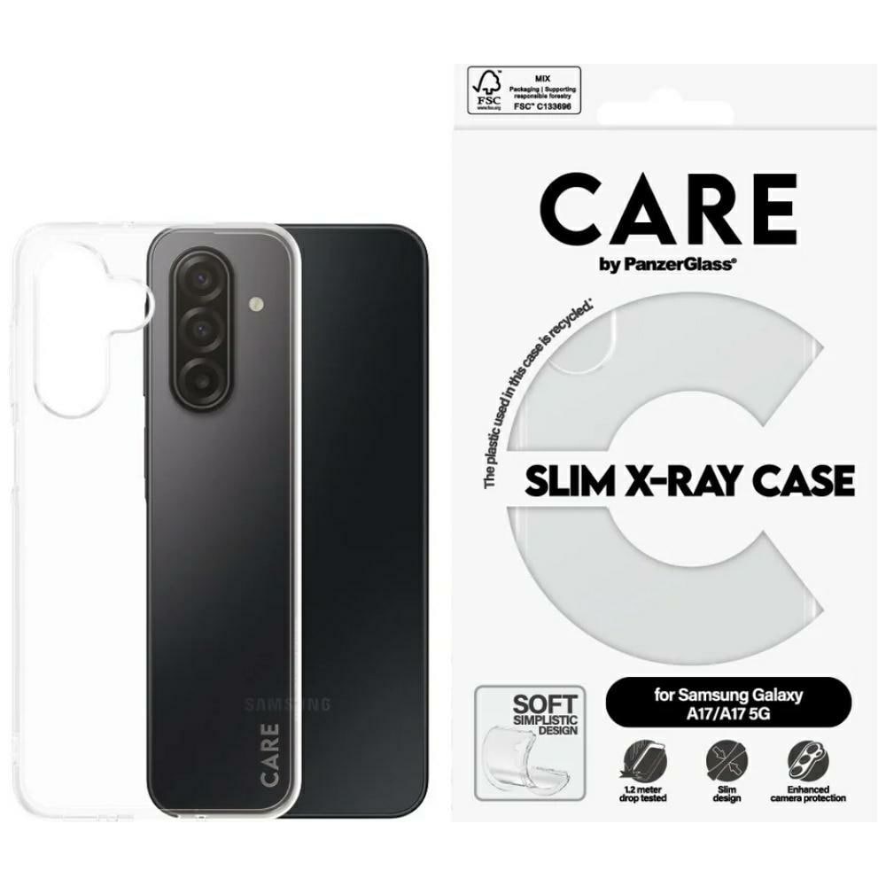 CARE by PanzerGlass Fashion X-Ray Fodral för Samsung Galaxy M17 5G / A17 / A17 5G - Transparent