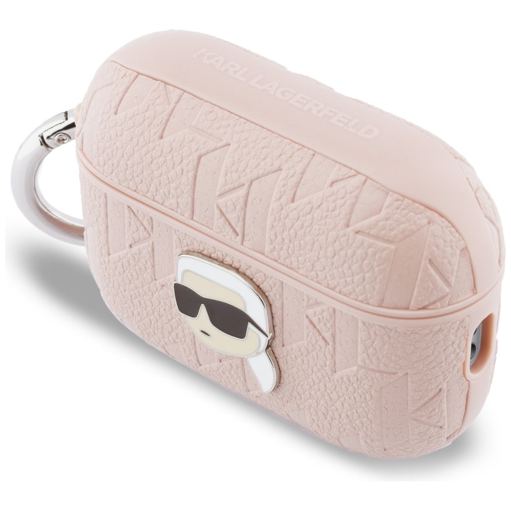 Karl Lagerfeld Monogram Karl Head-etui til AirPods Pro 3 - Pink