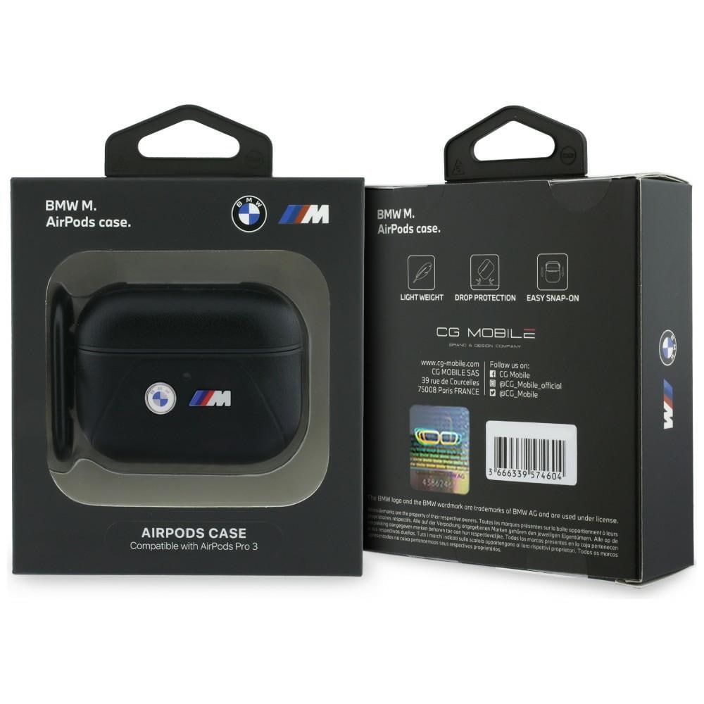 BMW Curved Line-fodral för AirPods Pro 3 - Svart