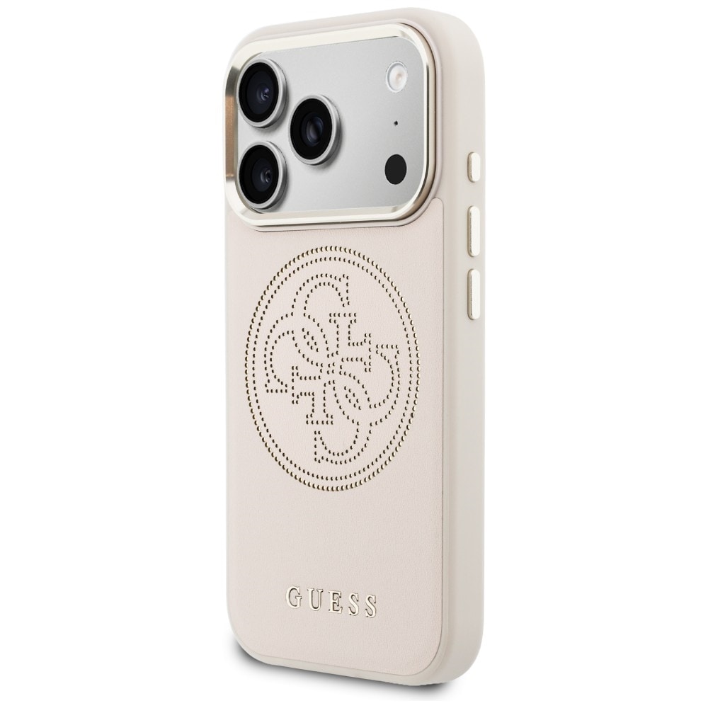 Guess Perforeret 4G MagSafe-etui til iPhone 17 Pro Max - Pink