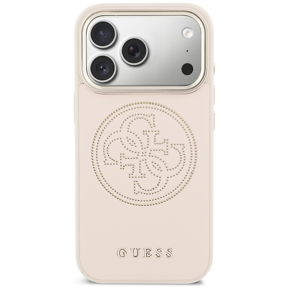 Guess Perforeret 4G MagSafe-etui til iPhone 17 Pro Max - Pink