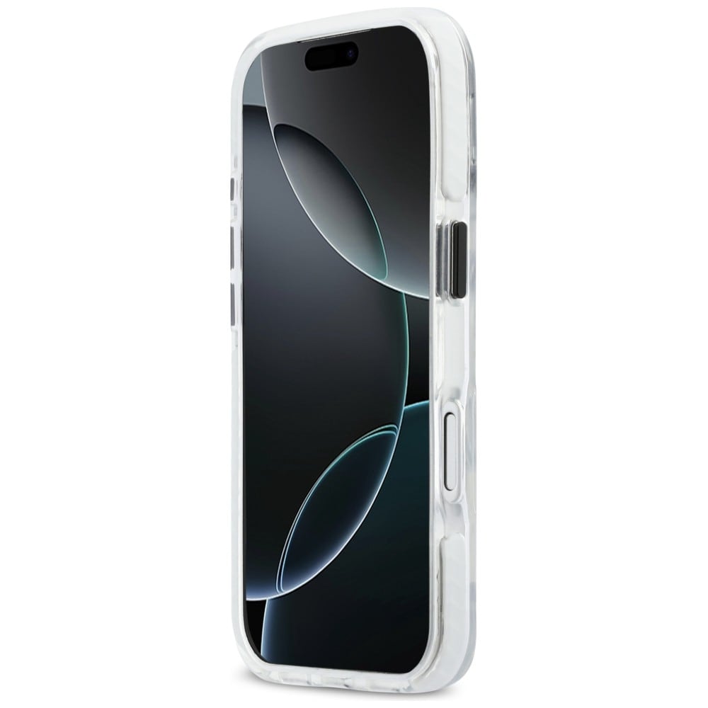 BMW M IML Stødsikkert MagSafe-etui med metallogoer til iPhone 17 Pro Max - Transparent