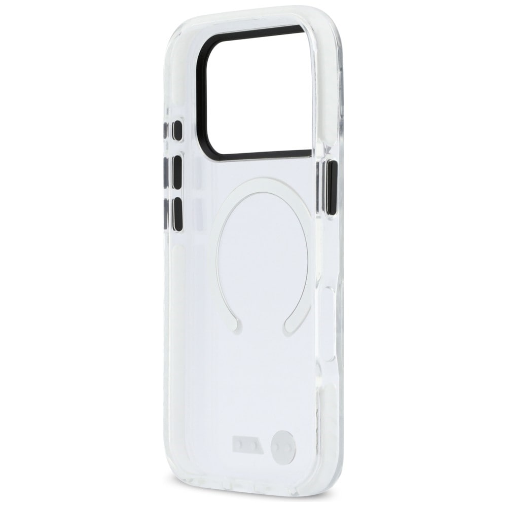 BMW M IML Stødsikkert MagSafe-etui med metallogoer til iPhone 17 Pro Max - Transparent