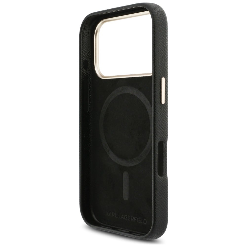 Karl Lagerfeld Karl Head Logo MagSafe-fodral för iPhone 17 Pro - Svart
