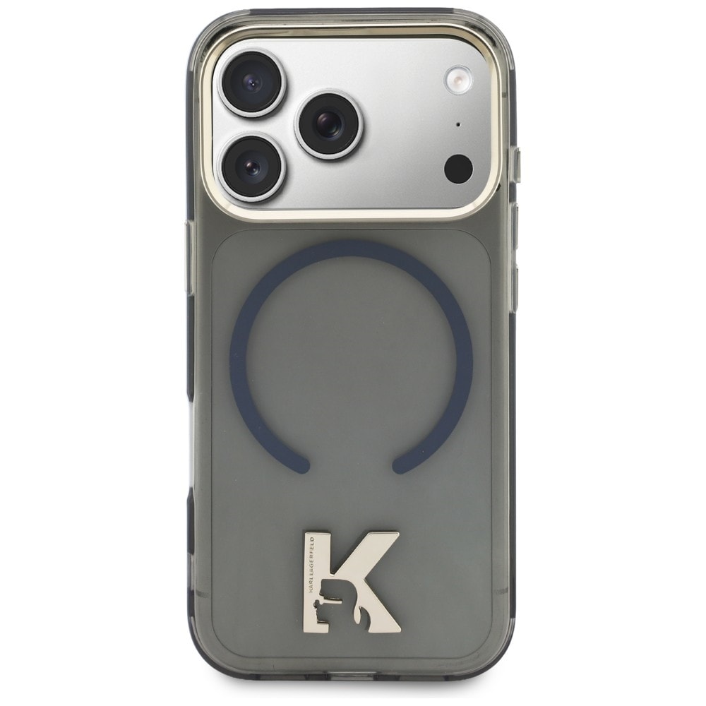 Karl Lagerfeld IML K Head Logo MagSafe-etui til iPhone 17 Pro - Sort