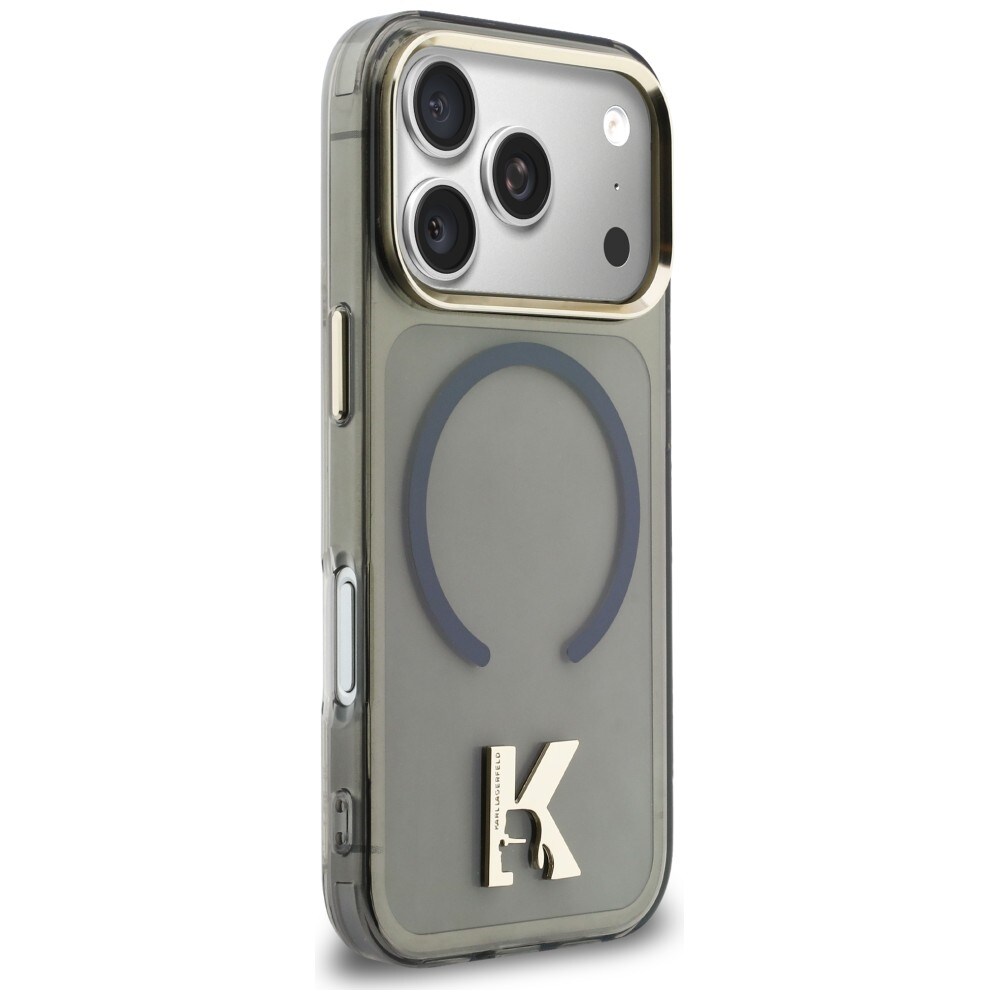 Karl Lagerfeld IML K Head Logo MagSafe-etui til iPhone 17 Pro - Sort