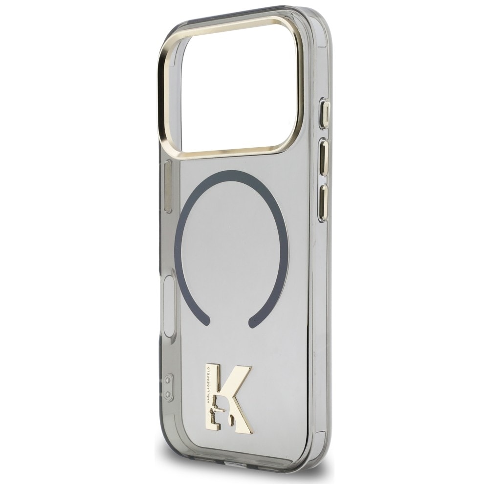 Karl Lagerfeld IML K Head Logo MagSafe-etui til iPhone 17 Pro - Sort