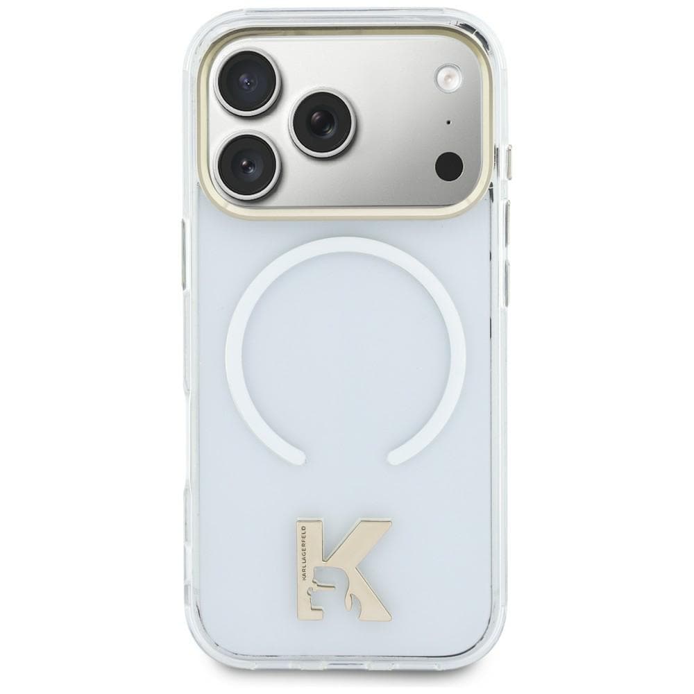Karl Lagerfeld IML K Head Logo MagSafe-fodral för iPhone 17 - Klar